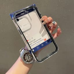 Luxury Transparent Candy Phone Case For iPhone 11 12 13 14 15 16 17 18 Pro Max Plus Air Clear Shockproof Bumper Back Cases Cover
