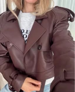 YOLOAgain Women's Real Leather Jacket Sheepskin Coat