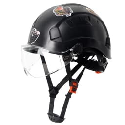 Construction Safety Helmet with Visor DIY Stickers For Engineer ABS Hard Hat Industrial Work Cap Rescue Head Protection CE ANSI