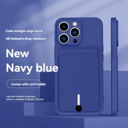 mobile phone case card slot for iphone 16 15 14 13 12 11 pro max mini plus silicone soft tpu Credit card bag cover case