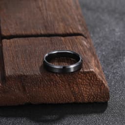 Kolmnsta 4/6/8mm Black Ceramic Ring Anti-Allergy Men Brushed Couple Wedding Band Engagement Rings For Women Size 4-15 Anel