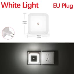 Auto ON/OFF LED Smart Night Lamp Under Cabinet Light PIR Motion Sensor Kitchen Bedroom Light for Night Cupboard Closet Stairs