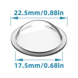 Lanke 2/4PCS Car Camera Lens Protector Rear View Backup Camera Cover 360° Camera Protection Anti Scratch Waterproof Dustproof