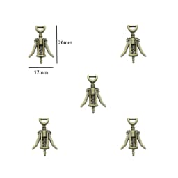 1/12 1/6 Bjd Dollhouse Accessories Mini Wine Bottle Opener Miniature Corkscrew Model For OB11 Doll House Kitchen Decorat