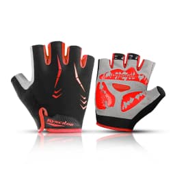 professional outdoor bicycle gloves, with touch screen shock absorption, anti slip, wear-resistant riding half finger glo