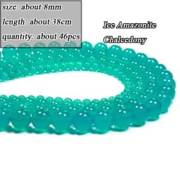 Wholesale Natural Amazonite Various Shape Stone Beads Round Faceted Rondelle Square Irregular for Jewelry Making Diy Bracelet