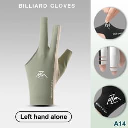 Billiard Gloves With Fingerless Breathable Pool Gloves Three-Finger Gloves