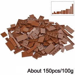 1x1 1x2 1x6 2x2 2x4 Bulk Mixed Smooth Building Blocks 11Color 150Pcs Creative City Thin Bricks Model Compatible Educational Toy