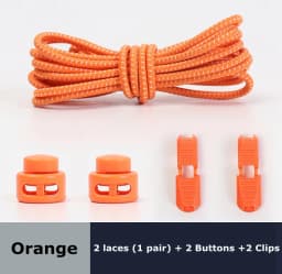 1Pair Colored Dots Round Shoelaces Elastic Plastic Lock Hiking Sports No Tie Shoelace Adult Children Shoe Accessories Lazy Lace