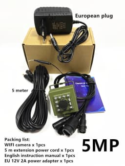 Bird Watching Camera Wireless Wild Wifi Bird Nest Green Box Kit 5M Wire Night Vision 5MP 2MP P2P Audio Mini IPC In the Birdcage