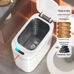 Smart Sensor Trash Can JOYBOS Rechargeable Auto Adsorption Bag Garbage Can For Toilet Living Room Kitchen Household Items
