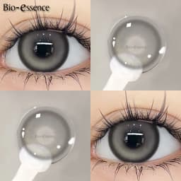 Bio-essence 1 pair Korean Lenses Colored Contact Lenses with Prescription Blue Myopia Lenses Korean Lenses High Quality Lenses