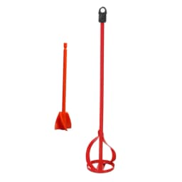 Liquids Paint Mixer HSS Putty Mixer For Electric Drills Putty Powder Epoxy Resin Mixing Rod Paint Drill Attachment Paddle