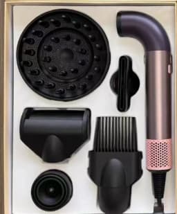 Hair Dryer, 1400W High Power, Quick Drying, Lightweight Body, Low Noise, Comes With Multiple Types of Air Nozzles. Hairdryer