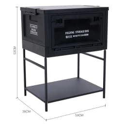 【Breeins】Outdoor Camping Folding Storage Box Thickened Folding Table Camping Storage Table Tableware Storage Camping Equipment