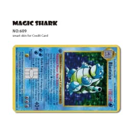 2026 New Charizard Blastoise Bulbasaur Eevee Metwo Sticker Film Skin Cover for Credit Debit Card