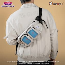 Moeyu Anime Yu-Gi-Oh Duel Monster Cosplay Men Shoulder Bag Crossbody Chest Women's Bag Pouch Breast Package Handbag