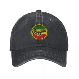 Get Up Stand Up Reggae Rasta Baseball Cap Vintage Distressed Denim Washed Bob Marley Snapback Hat Unisex Adjustable Fit Cap