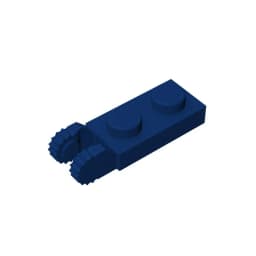 MOC PARTS GDS-821 PLATE 1X2 W/FORK/VERTICAL/END Single side hinged plate (teeth) compatible with lego 44302 children's toys