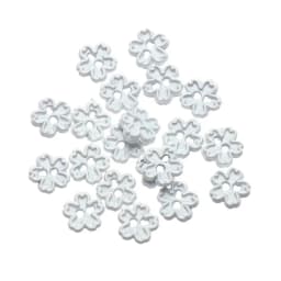 20Pcs 4mm Mini Buttons Flower Shape Metal Buckle Doll Clothes Buckles DIY Sewing Material Dolls Clothing Accessorie