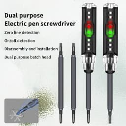 1-3 Set ANENG B05 Screwdriver Kit Word/cross Screwdrivers Indication Pen Meter Electric Pencil Electrician Tester Pen Tools