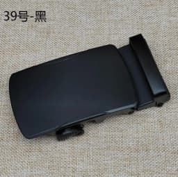 Men's Alloy Automatic Belt Buckle High quality Black metal buckle men's business casual width 35mm Belt(Only Can Match Our Belt)