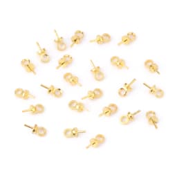 100Pcs/Lot 6x3mm Gold Silver Color Basic Pins Stoppers Connector Pin Stud Earring For DIY Jewelry Making Accessories Supplies