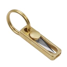 Mini Brass Stainless Steel Knife Portable Utility Knife Survival Safety Knife Keychain Pendant Small Tool Envelope Bottle Opener