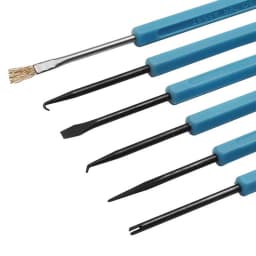 6-Piece Soldering Aid Kit PCB Cleaning and Maintenance Tools Repair and Soldering Aids Circuit Board Soldering Accessories
