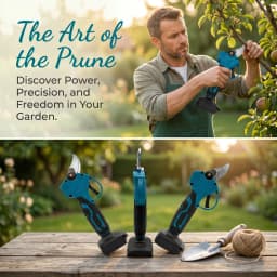 Cordless Electric Garden Pruning Shears Brushless Motor Fruit Tree Branch Cutter Scissors Fit 20V Battery Without Battery