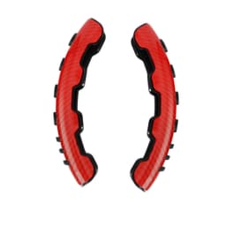 2PCS Car Steering Wheel Carbon Fiber Universal Car Steering Wheel Booster Cover Non-Slip Accessories