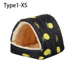 Cute Small Animal Sleeping Bed Hamster House Mini Pet Rabbit Squirrel Winter Warm Nest Comfortable Guinea Pig Nest