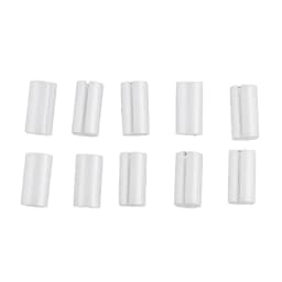 10Pcs 7mm Fiber Optic Laser Sleeve Visual Fault Locator Ceramic Tube Replacement Repair Accessories