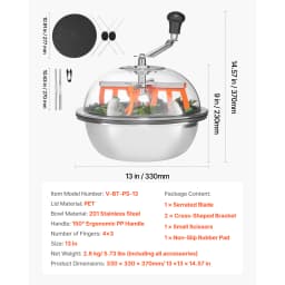 SucceBuy Bud Leaf Trimmer Manual Bud Trimmer w/ Sharp Stainless Steel Blades Visual Cutting Wet & Dry Hydroponic Cutting Machine