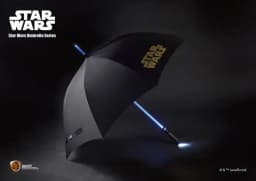 Ready in Stock-Beast Kingdom 1:1 Star Wars LED Illuminated Lightsaber Straight Handle Umbrella Prop Umbrella Toy Gift