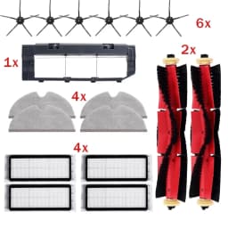 For Roborock S5 S50 S51 S52 S55 S6 S6 Pure S6 MaxV for Xiaomi 1st / SDJQR01RR Vacuum Cleaner Roller Brush Filter Wheel Mop Part