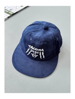 Retro Adjustable Artist Embroidered Corduroy Baseball Cap Flat Brim Hat Quirky Cap Unisex Spring Season All Weather