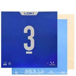 LOKI RXTON 3 Color Table Tennis Rubber Sticky Ping Pong Rubber Blue Pink Green Purple Sheet with Kunlun Sponge