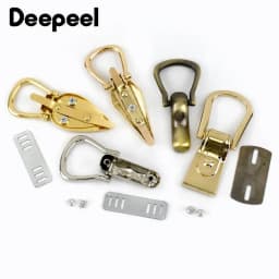 Deepeel 2/4/10Pcs 22-23mm D-Ring Bags Side Buckles Metal Clip Webbing Strap Belts Chain Handles Connector Hardware Accessories