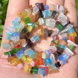 Natural Chips Stone Beads Irregular Gravel Amethysts Garnet Beads For Jewelry Making DIY Bracelet Necklace Accessories 16inches