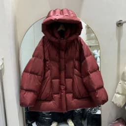 2026 New Winter Warm Hooded Thick White Duck Down Leisure Women Down Jacket Solid Color Coat Parker Loose Women Down Jacket H439