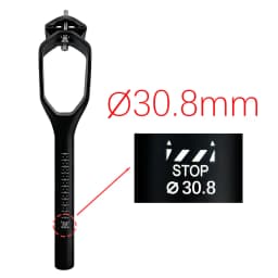 2026 BALUGOE High-Strength MTB Seat Pole Carbon Fiber Highway Seat Tube Hollow Broken Wind Competition Tube Riding Accessories