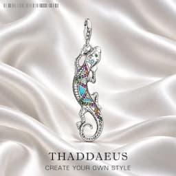 Lizard Pendant Charm 925 Sterling Silver Turquoise Gift Lucky Jewelry For Women Men