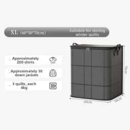 1pc Large Capacity Clothes Storage Bag Stackable Blanket Storage Bags Storage Containers For Organizing Bedroom Closet Clothing