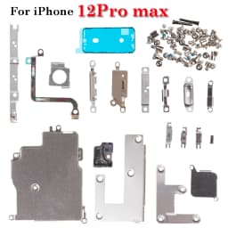 1set Full Inside Small Metal Parts Shield Plate Set Kit Holder Bracket For iPhone 6s 7 8 XS XR XS 11 12 13 14 15 16 Pro Max Plus