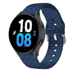 20mm Band for Samsung Galaxy Watch 5-pro-4-Classic/active 2 Sport Silicone Braided bracelet Huawei/Amazfit GTS-3-2-2e-mini strap