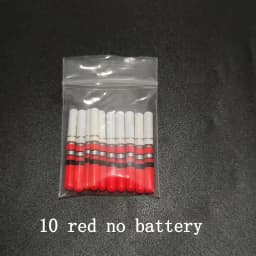 10pcs Light Sticks Green/Red Work with CR322 Battery Waterproof LED Lamp Lightstick Luminous Night Fishing Tackle Accessory J466