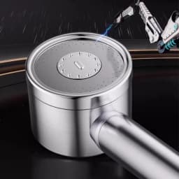 304 Stainless Steel Filter Pressure-Boosting Adjustable Handheld Showerhead Household Bathroom Shower Set Three-Speed Showerhead