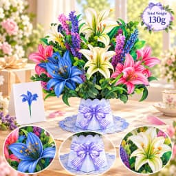3D Pop UP Lovely Card for Beloved Mom Friend Gift Birthday Anniversary Wedding Invitation Mothers Day Greeting Thank You Cards