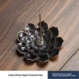 Lotus incense holder multifunctional incense holder incense gourd incense holder incense holder alloy incense holder